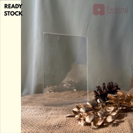 Acrylic F4 Brochure Acrylic Tent Card Brochure size F4