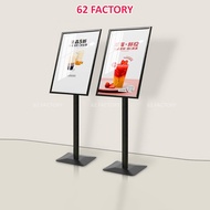 Luxury standing waving sign Standee A3 A2 50x70 Cm advertising menus placed in front of restaurants 