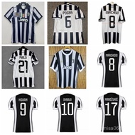 2014-15 17-18 Season Juventus Retro Home Jersey Football Pogba Marchisio Pirlo Higuain Dybala Mattie