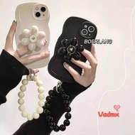Shiny Pearl Flower Holder Stand Cover  OPPO Reno 8 7 6 5 4 3 Pro + 5G 8Z 7Z 7 8 Lite 5Z 2 2Z 2F Z A9