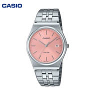 Casio Watch 💯(Ori) MTP-B145D-4AVDF Full Stainless Steel Unisex Pink Series MTP-B145D-4 / MTP-B145D /