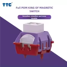 TTC KOM Full POM material Magnetic King Switch HE keyboard use wooting venom60he fast gaming respons