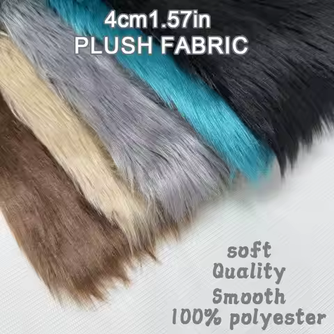 Plush fabric Pre cut fabric 16 solid color fabrics size 9.84x17.71 inches Suitable for role-playing 