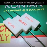 resistor 0.47ohm 5w 0 47ohm