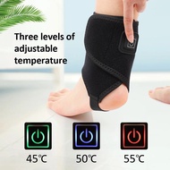 Electric Heated Ankle Wrap Far Infrared Heated Ankle Brace Support Belt Ankle Heating Pad