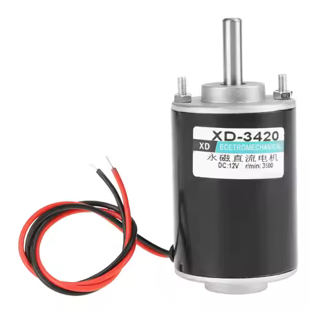 XD‑3420 12/24V 30W Permanent Magnet DC Motor High Speed CW/CCW For Cotton Candy Machine Small Cuttin