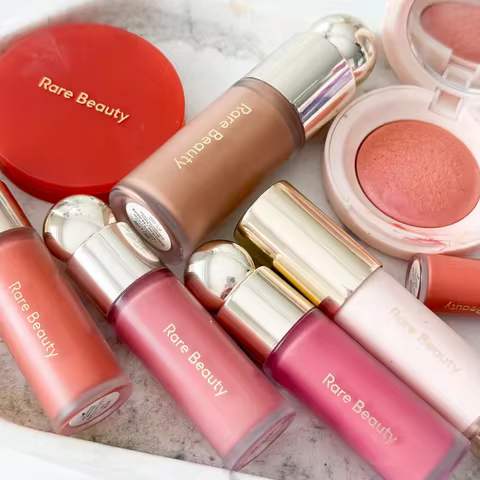 Rare Beauty Happy Lucky Love Blush Long Lasting Plump Seamless Liquid Blush Dewy Waterproof Mositure