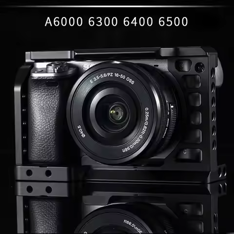 Cage Rig for Sony A6100 A6300 A6400 A6500 Nato Rail Arca Swiss Plate Hand Grip