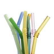 15cm glass straw short Version non-Disposable Environmentally Friendly Heat-Resistant Small Cup Milk