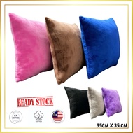 35X35cm Square Soft Pillow Bantal Sofa Kereta Tidur Bantal Colourful Plain Pillow Bantal Name Colour
