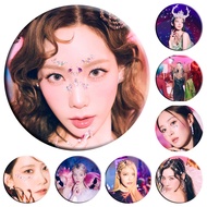 KPOP Girls' Generation Badge mirror keychain circular design accessories pendant