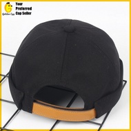 GEC Adult Unisex Unstructured Plain Melon Cap Docker Hat Mens Sailor Cap Miki Cap