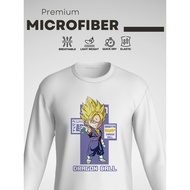 MICROFIBER DRAGON BALL jersey baju pancing muslimah motor sport man long sleeves tshirt lelaki jersi