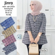 Jinro Blouse Soft Cotton Button Full