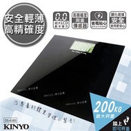 【KINYO】LCD大螢幕電子體重計.健康秤(DS-6585)鋼化玻璃