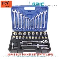 Ect 36Pcs Box Socket Set