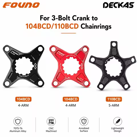 Deckas Chainring Spider 104BCD / 110BCD for Sram 3 Bolt Direct Mount for Eagle DUB Boost X9 XX1 X0 X