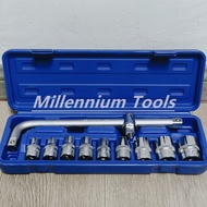 SB TOOLS 11Pcs Box Socket Set (8-24mm)
