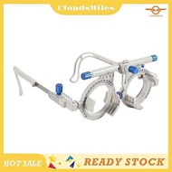[CloudsMiles] Eye Distance Ruler Optometry Trial Frame PD 48-80mm Adjustable   4 Lens Slots with Eye