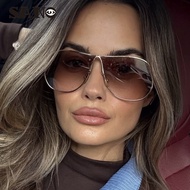 【Ready Stock】COD (San9)New Pilot Large Frame Single Beam Sunglasses UV Protection