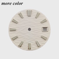 QX Watch Dial 28.5mm Texture Nh35 Dial Luminous Customizable Logo Watch Dial Face Suitable For NH35/