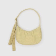 BAGGU - 回收尼龍斜背月亮包 - Small - 奶油黃