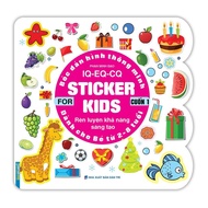 Book - IQ EQ CQ Smart Peel and Sticker - Sticker For Kids For Children 2 - 8 Years Old - Book 1 - Mi