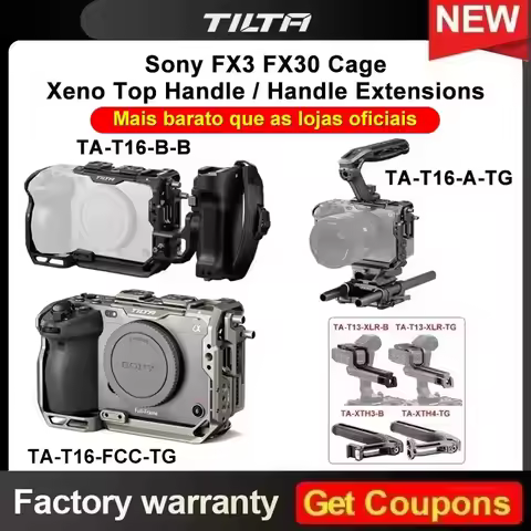 Tilta for Sony FX3 FX30 Camera Cage TA-T16-FCC-B TA-T16-A-B Armor Pro Kit Light Weight Base for Sony