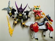 三隻，新淨二手已砌bandai logo Bandai SD mobile suit 機動戰士鋼彈高達 武者將軍魏蜀吳軍FW Gundam BB戰士三國傳英雄激突編武士者將軍呂布大將w wing系列多