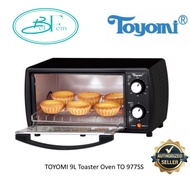 TOYOMI 9L Toaster Oven TO 977SS | Build – in thermostat | Double Safe-Guard | Full Function with Bak