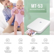 MiniMart SG HPRT MT53 Pocket Photo Printer | Inkless Wireless Thermal Printer Instant Print