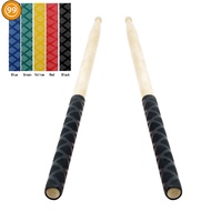 9S  2Pcs Drum Stick Grips Drumsticks Anti-slip Sweat Absorbed Grip for 7A 5A 5B 7B