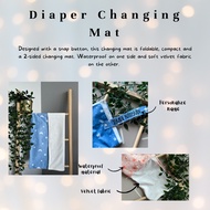 *SG INSTOCK* Personalized Diaper Changing Mat/ Diaper Mat/ Waterproof Diaper Mat/ Baby Changing Mat/