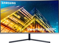 SAMSUNG 32 "UR59 Series ViewFinity 4K UHD (3840X2160) จอคอมพิวเตอร์โค้ง HDMI พอร์ตแสดงผลไร้ขอบ3ด้าน 