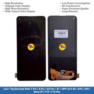 Lcd + Touchscreen Realme 7 Pro - 8 Pro - Q2 Pro - X7 - Oppo A74 4G - A94 - A95 - Reno 5F - F19 - F19
