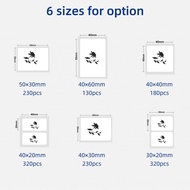 fangzi Shipping Labels Waterproof Thermal Self-Adhesive Label Stickers 1.6x0.8 Inch for Printer Bott