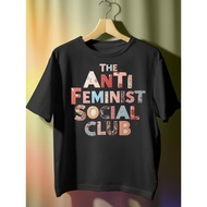 Anti Feminist Club Floral 92CD5A_00001_-T-shirt Funny pattern, four seasons can wear Cotton