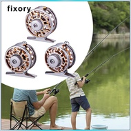 fixory Fly Fishing Reel Ice Fishing Reel Interchangeable Aluminum Fly Reel Fishing Reel for Carp Coa