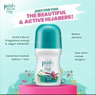 Posh hijab chiic roll on refreshing green 50ml / deodorant posh hijab