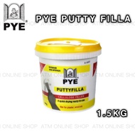 PYE PUTTY FILLA Cellulose Filler - Ready Mixed Acrylic Based Filler 1.5KG