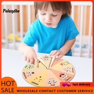 [In Stock]  Wooden Emotion Wheel Toy Emotional Intelligence Tool for Children Toddlers Emotion Wheel