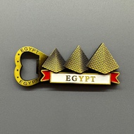 Egypt Cairo Pyramids Metal Fridge Magnet Bottle Opener – 3D Souvenir Gift