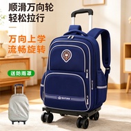 BAFFINI Trolley School Bag Primary School 4 Wheel Detachable Kids Roller Bag Boy Girl Beg Sekolah Ro