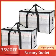 Large Storage Bags 95L Moving Organizer Bags Zipper and Handle Clothing Storage Bag Storage Boxes fo