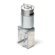 [fastour]DC Electronic Worm Gear Motor Low Speed 41RPM Worm Reduction Engine 24V Self-Locking Geared