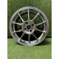 TC105N Wedssport  15 inch 7.0jj ET37 4x100 HYPER-Black 15 inch