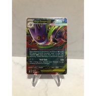 Mega gengar EX RR kobaran pokemon tcg indonesiabiru pokemon card