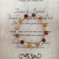 ʚ(圓的兔几)ɞ 串珠手環 ๑戈壁瑪瑙