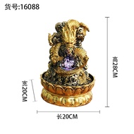 Simple Living Room Flowing Water Fountain Decoration Feng Shui Ball Water View Office Desktop Feng Shui Wheel Decoration Feng Shui Rise Money Flowing Water Flowing Water Money