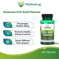 Swanson Uric Acid Cleanse (D01), 60 Veggie Caps, Health Supplement for Uric Acid Elimination - Vitadeals